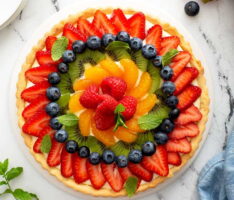 Receta tarta de frutas