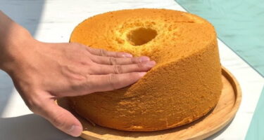 Receta esponjosa de torta Chiffon